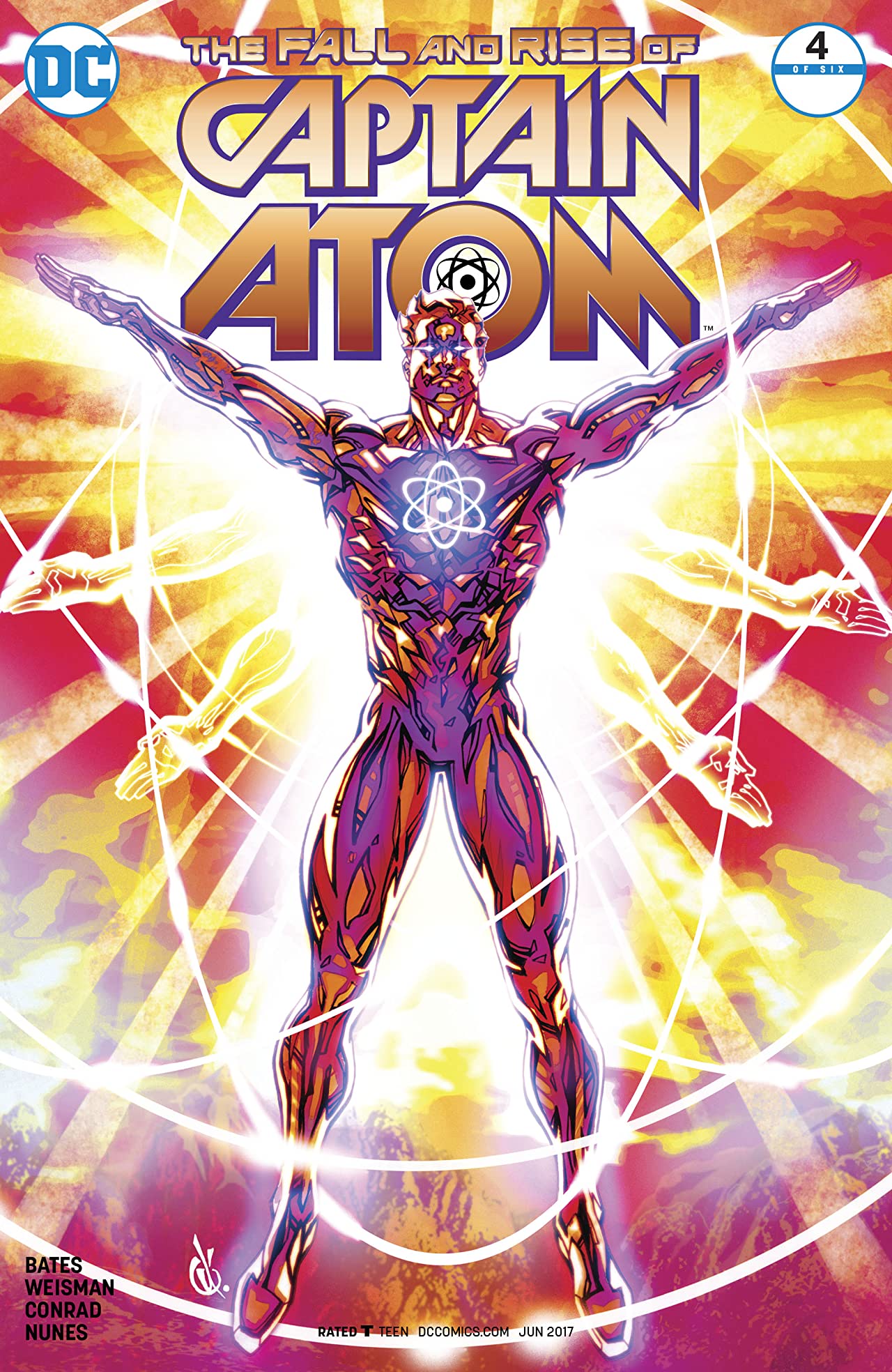 The Fall and Rise of Captain Atom #4 cover
