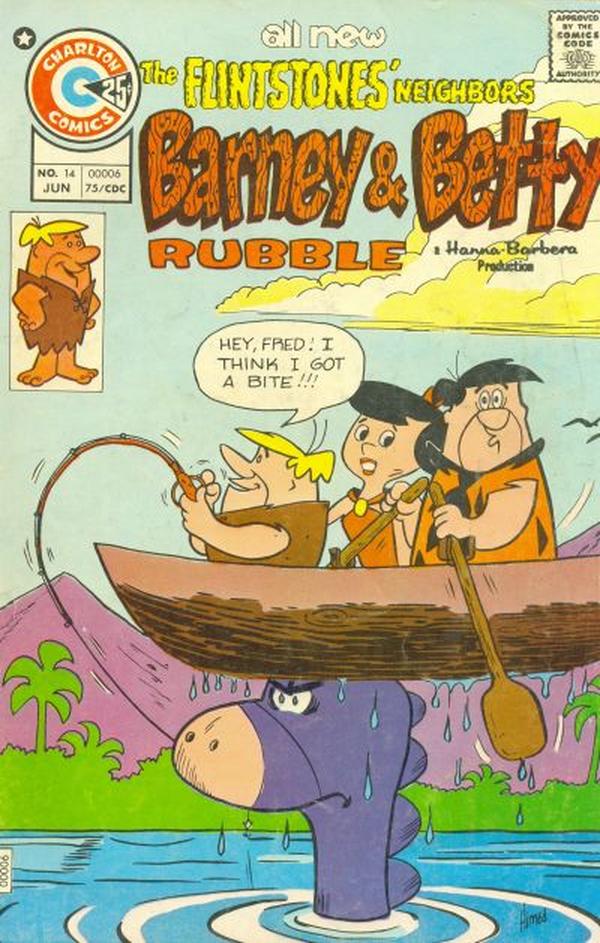 Barney and Betty Rubble #14 cover