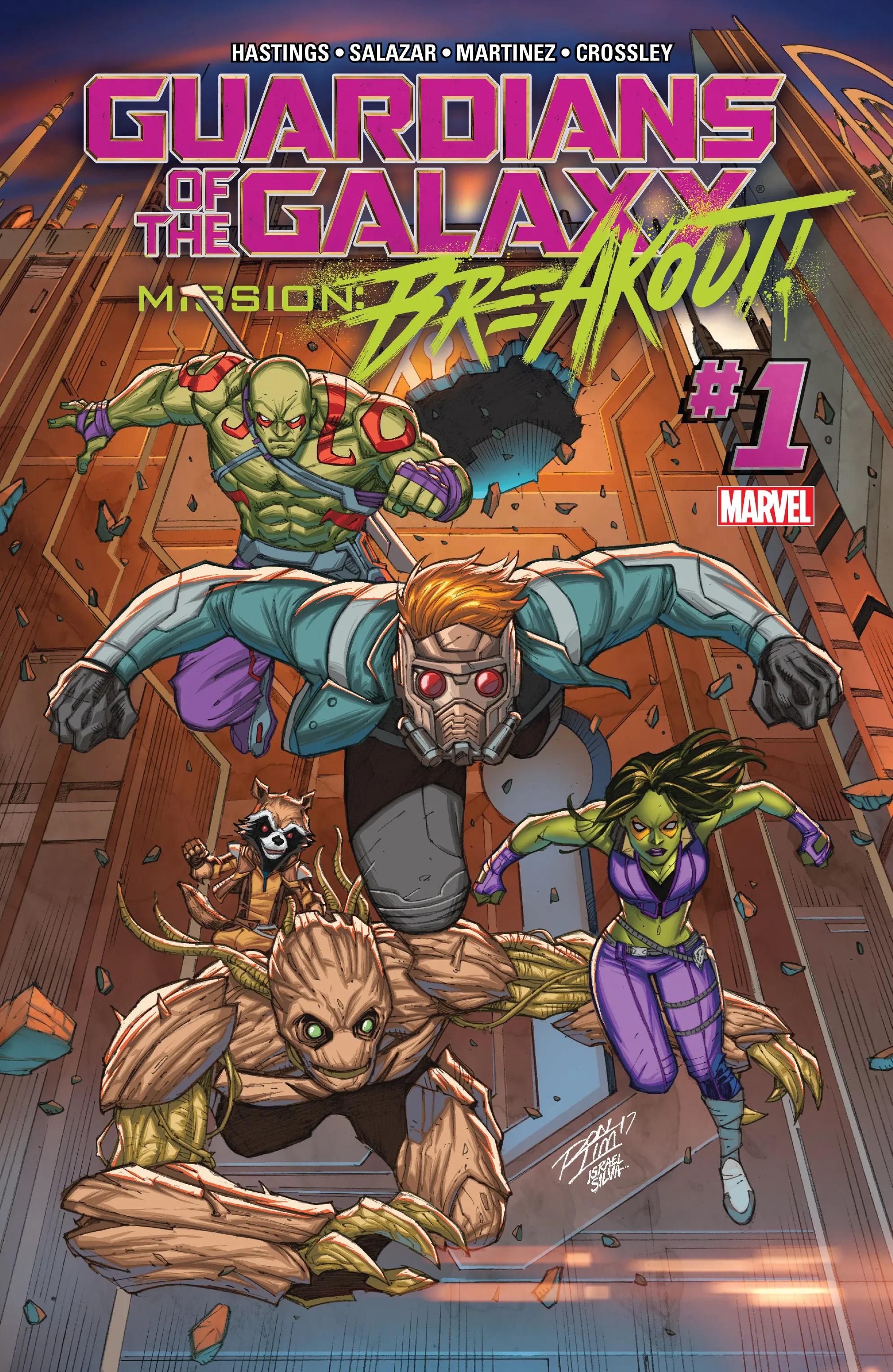 Guardians of the Galaxy: Mission Breakout #1 cover