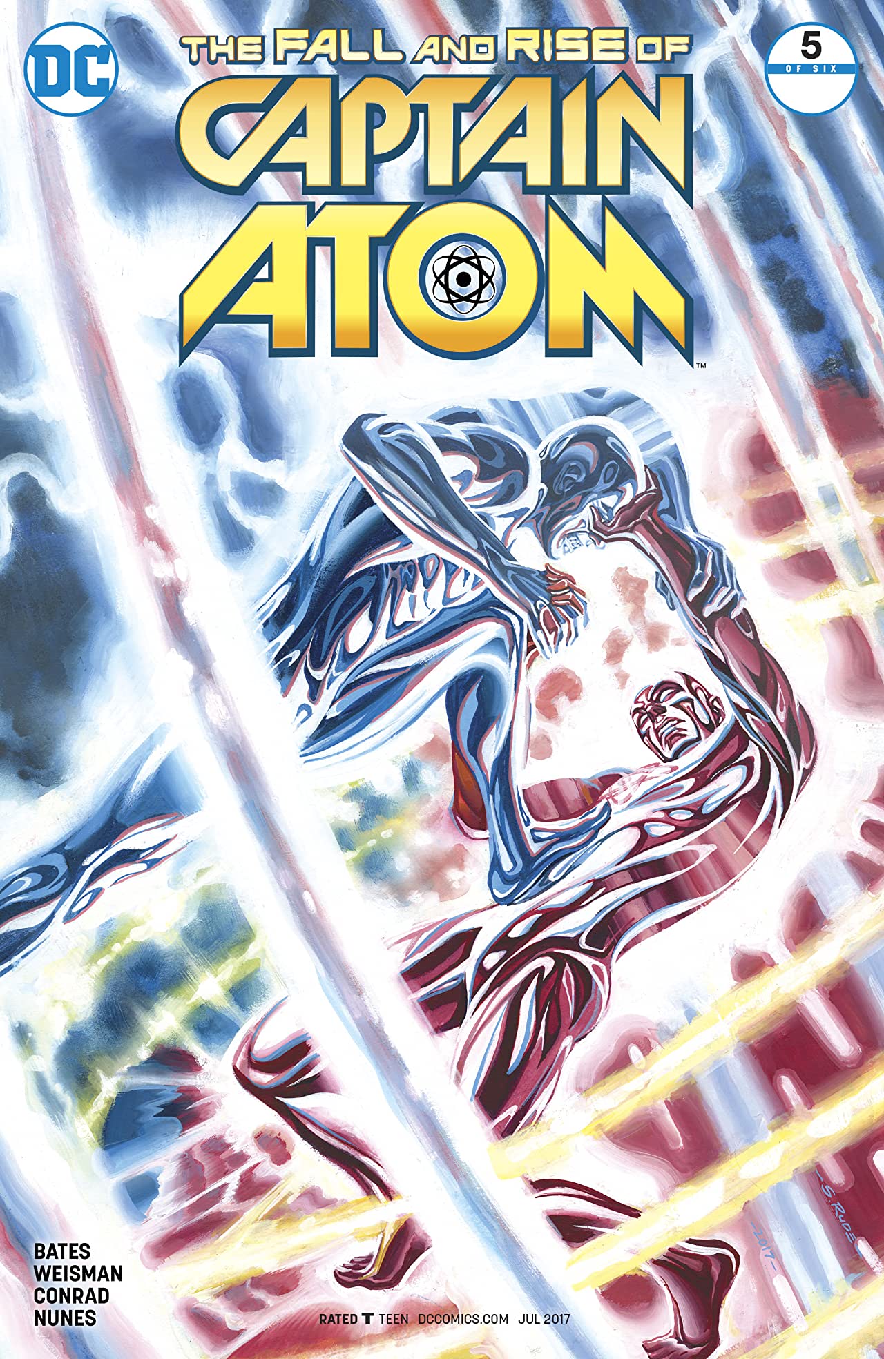 The Fall and Rise of Captain Atom #5 cover