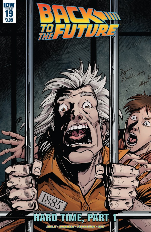 Back to the Future #19 cover