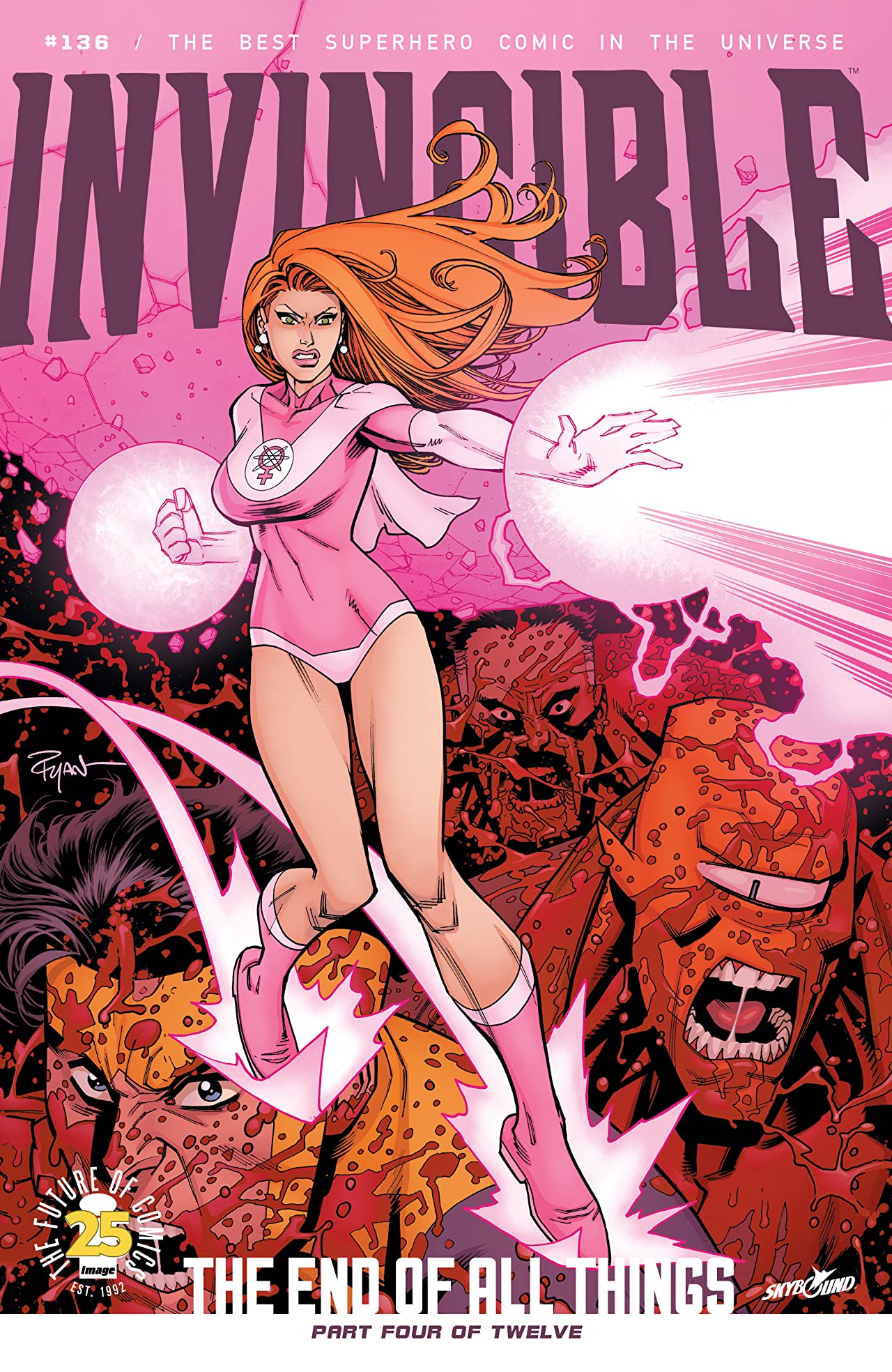 Invincible #136 cover