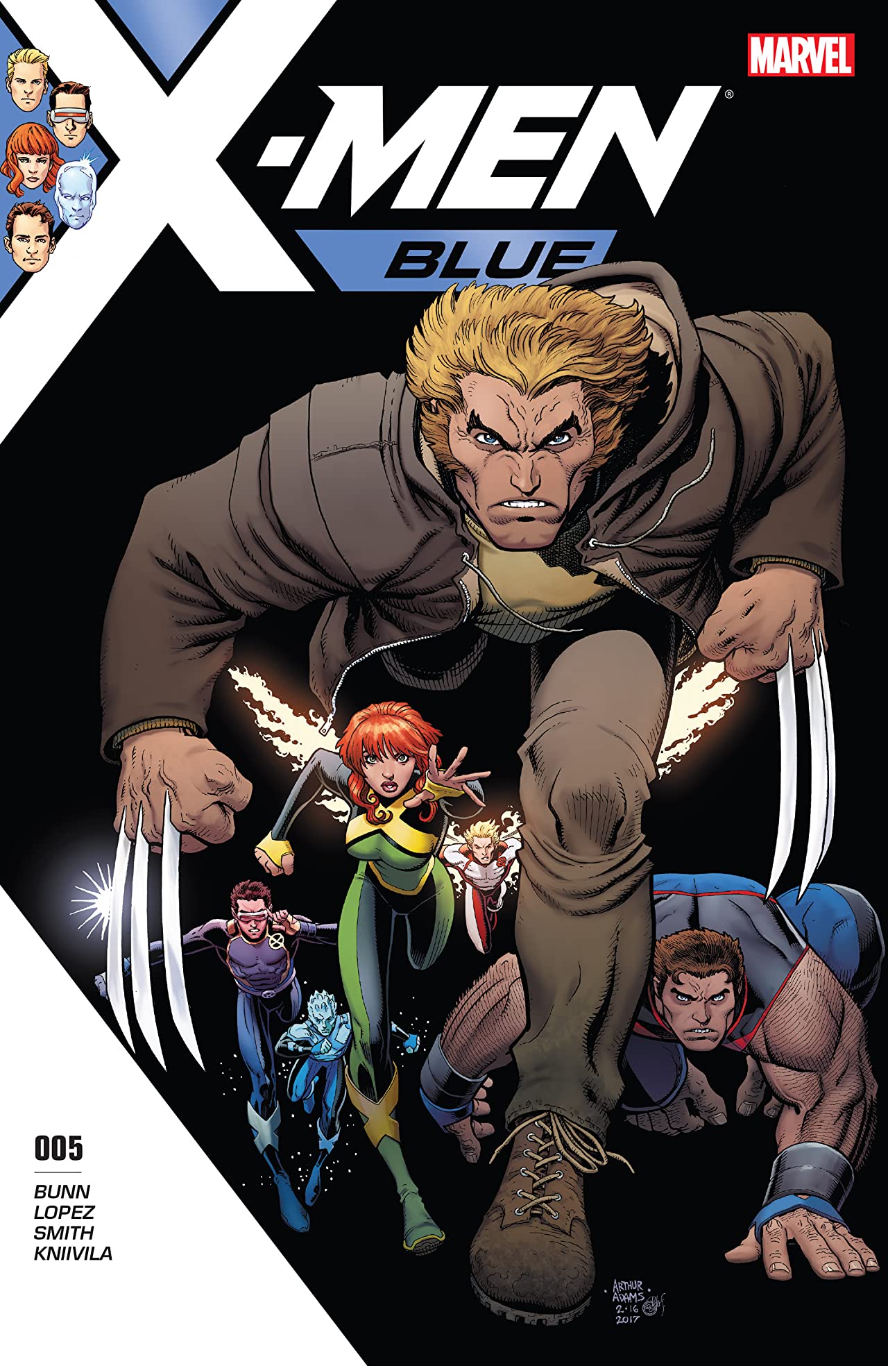 X-Men: Blue #5 cover