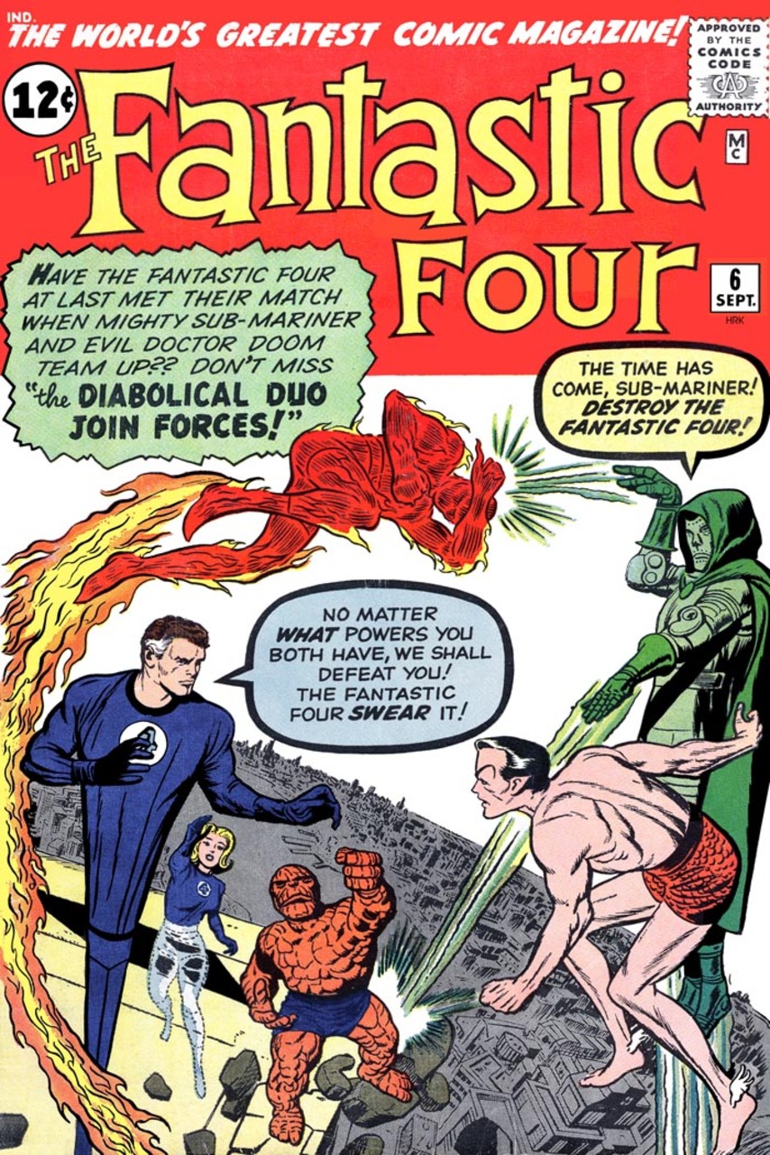 Fantastic Four #6 cover