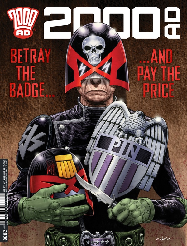 2000 AD #2036 cover