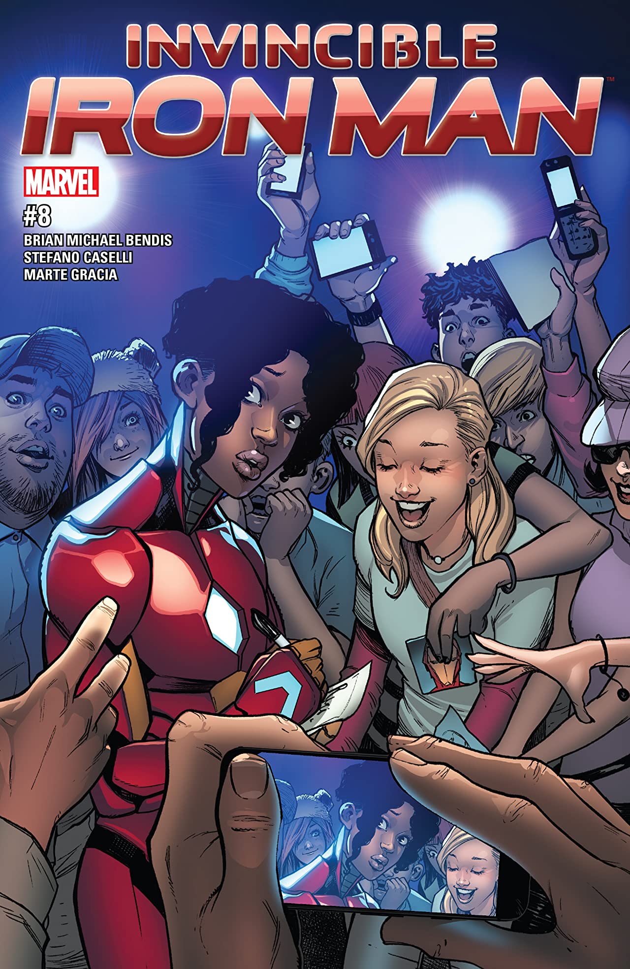 Invincible Iron Man #8 cover