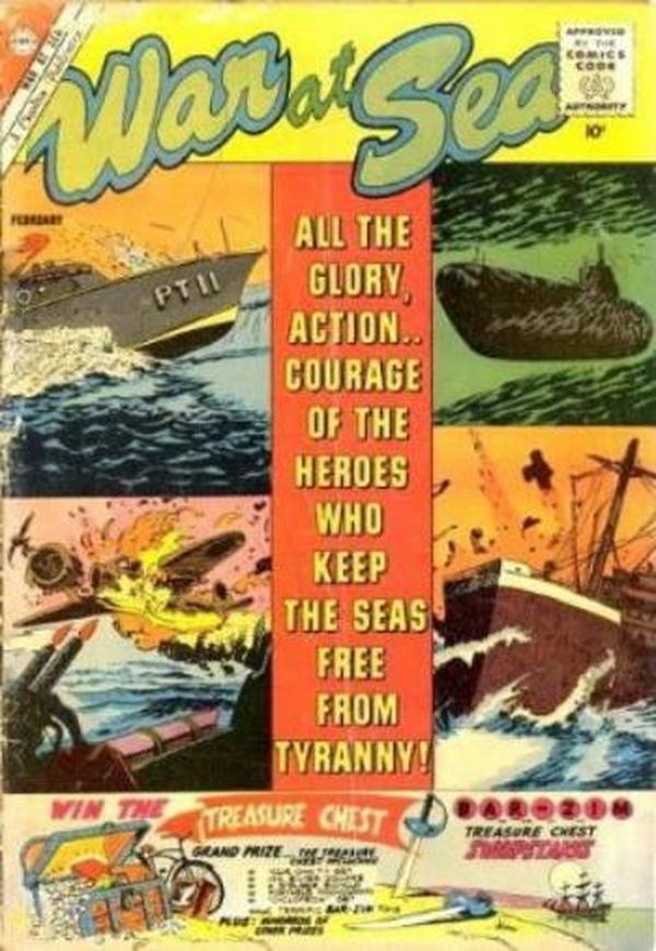 War at Sea #40 cover