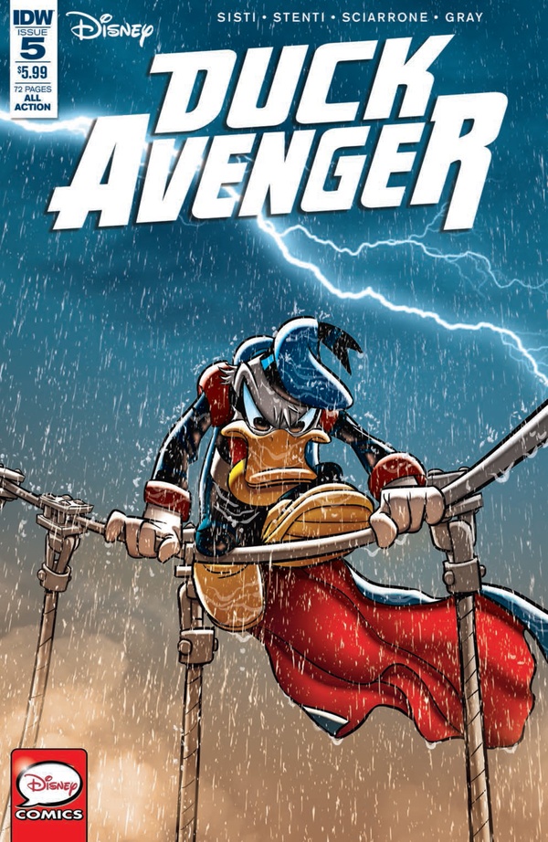 Duck Avenger #5 cover