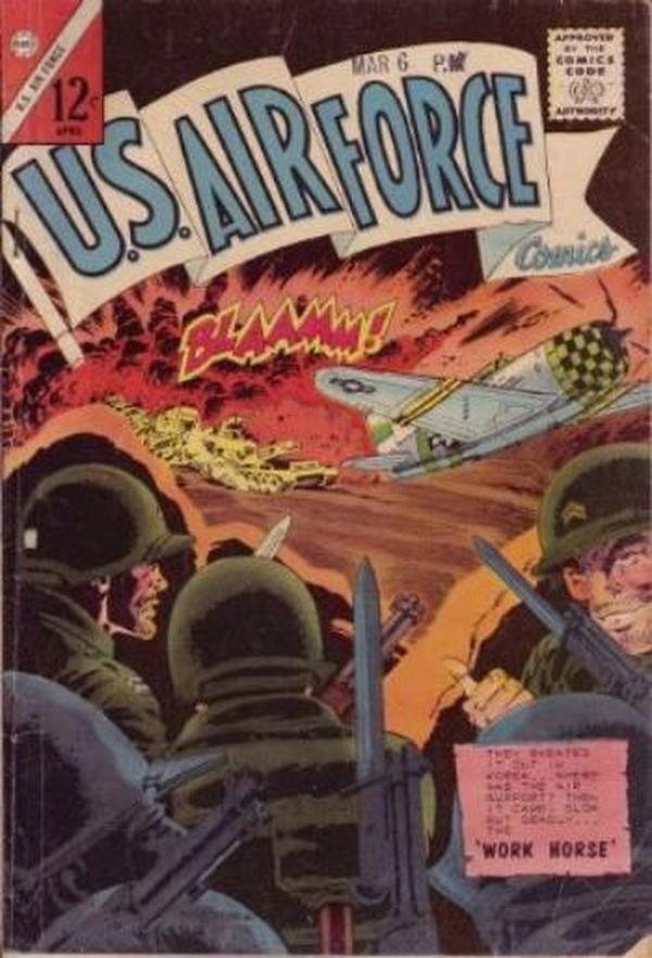 U.S. Air Force Comics #37 cover