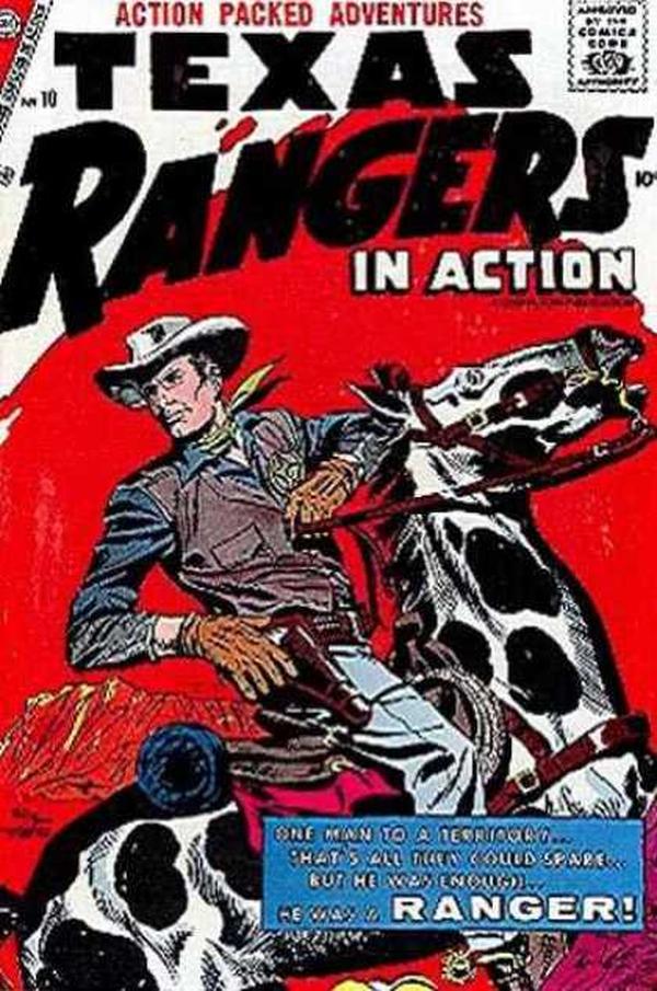 Texas Rangers in Action #10 cover