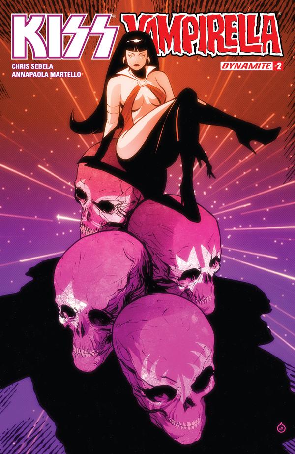 KISS / Vampirella #2 cover