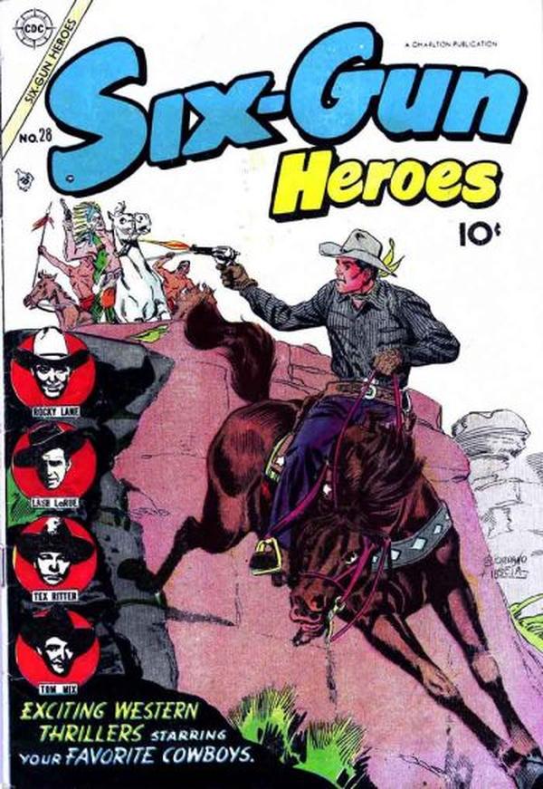 Six-Gun Heroes #28 cover