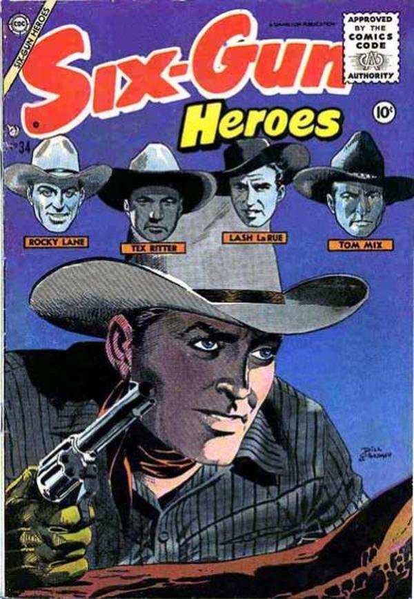 Six-Gun Heroes #34 cover