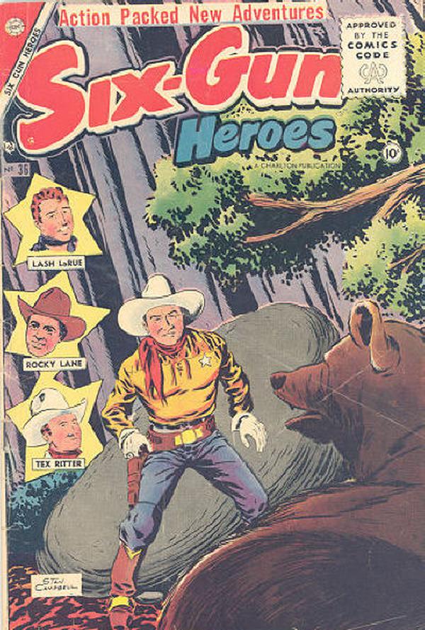 Six-Gun Heroes #36 cover