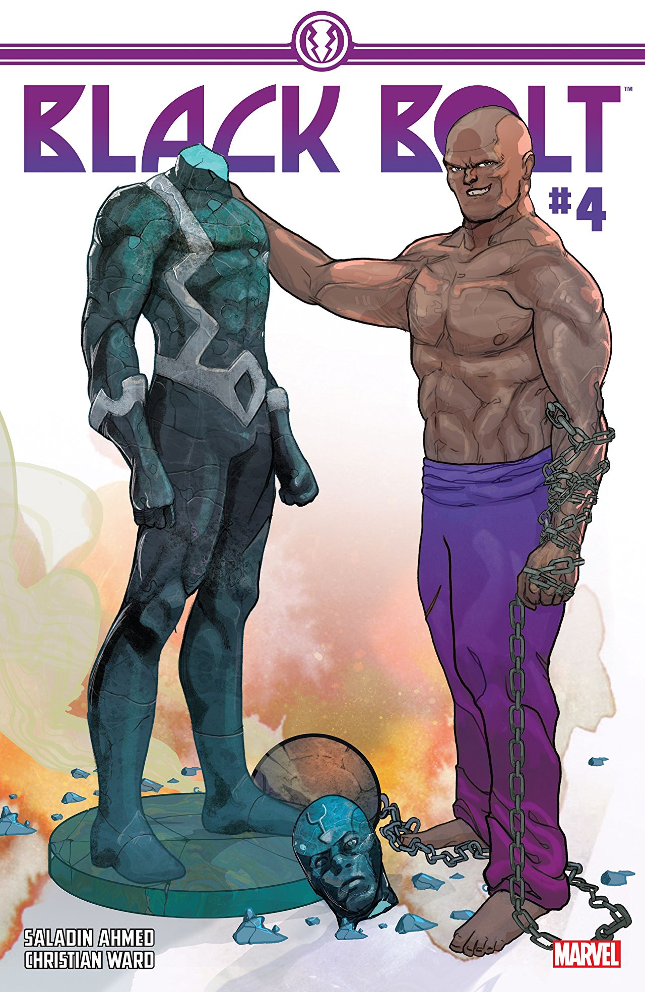 Black Bolt #4 cover
