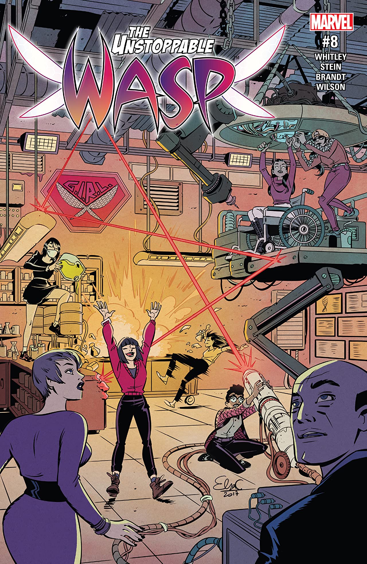 Unstoppable Wasp #8 cover