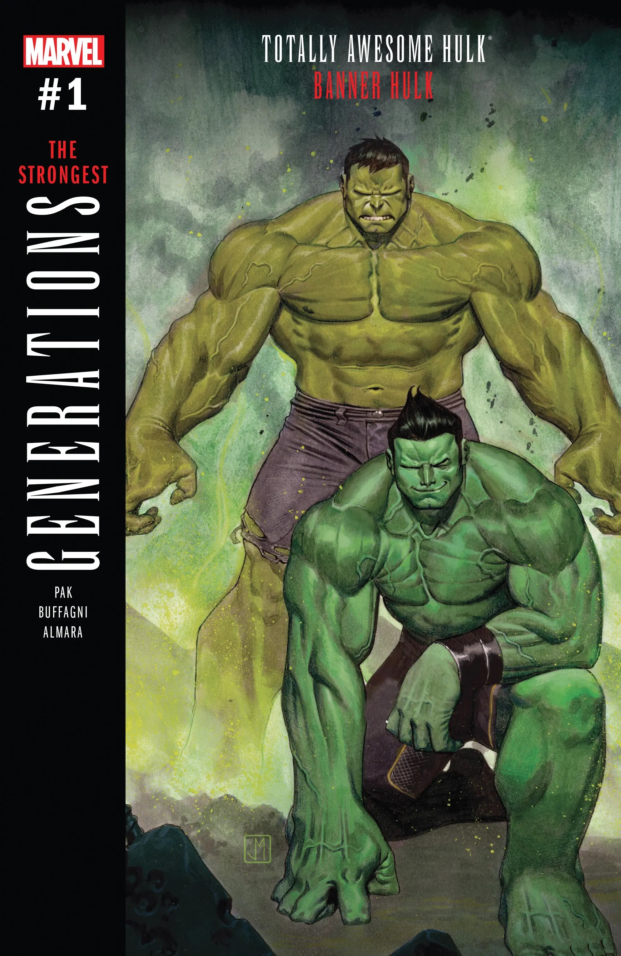 Generations: Banner Hulk & Totally Awesome Hulk #1 cover