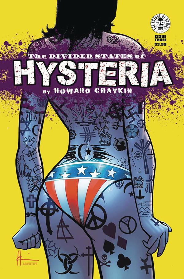The Divided States of Hysteria #3 cover