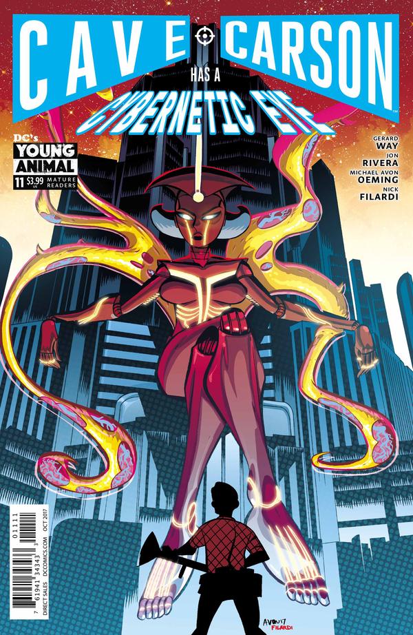 Cave Carson Has a Cybernetic Eye #11 cover
