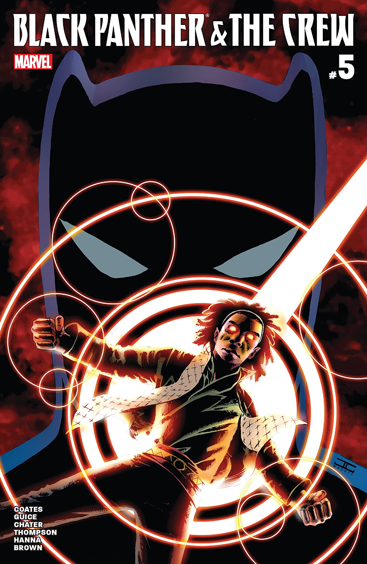 Black Panther and the Crew #5 cover