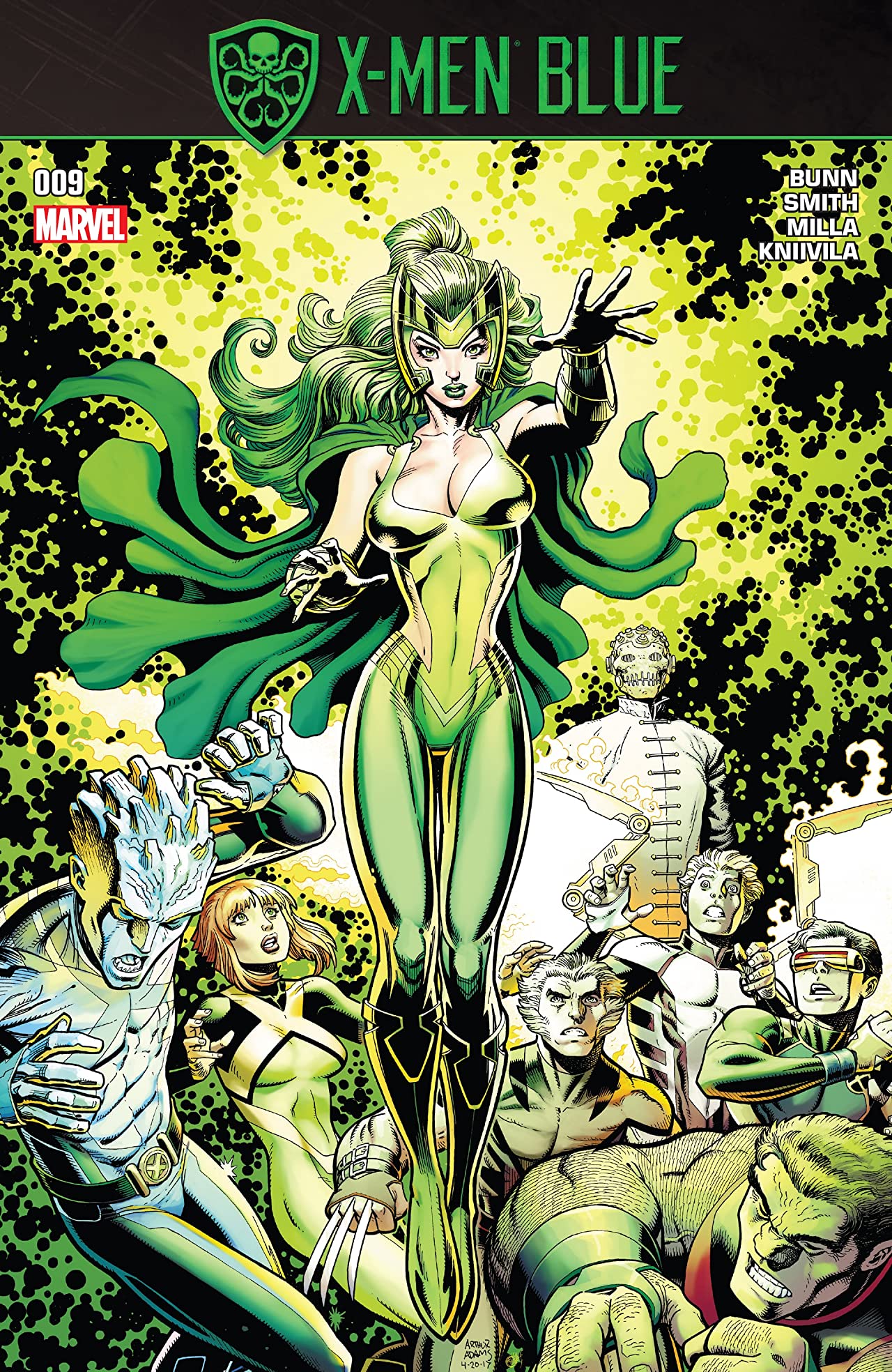 X-Men: Blue #9 cover