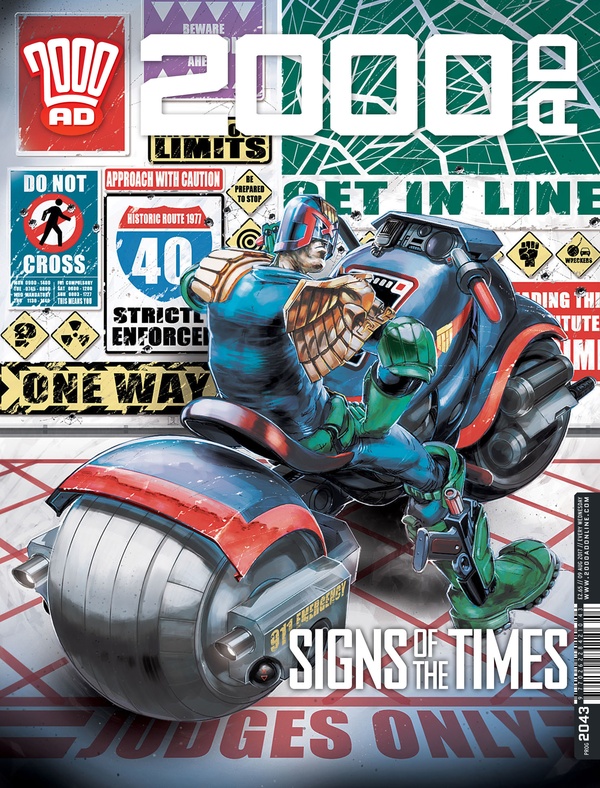 2000 AD #2043 cover