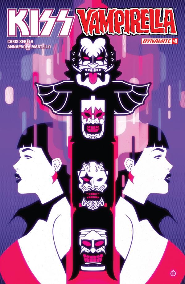 KISS / Vampirella #4 cover