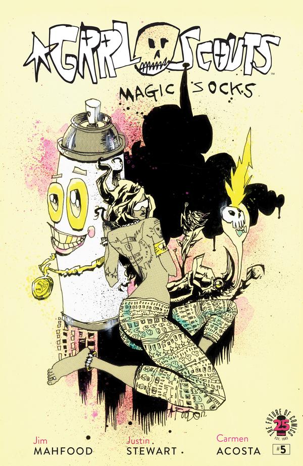 Grrl Scouts: Magic Socks #5 cover