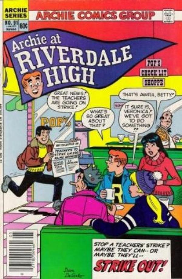 Archie at Riverdale High #91 cover