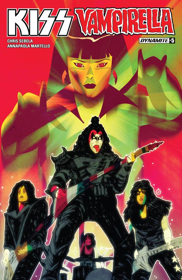 KISS / Vampirella #5 cover
