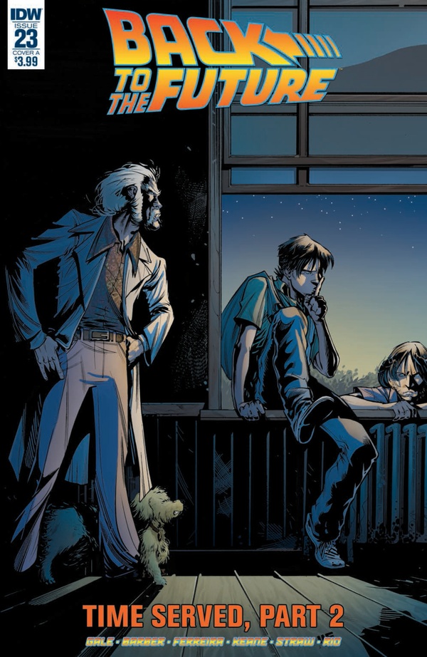 Back to the Future #23 cover