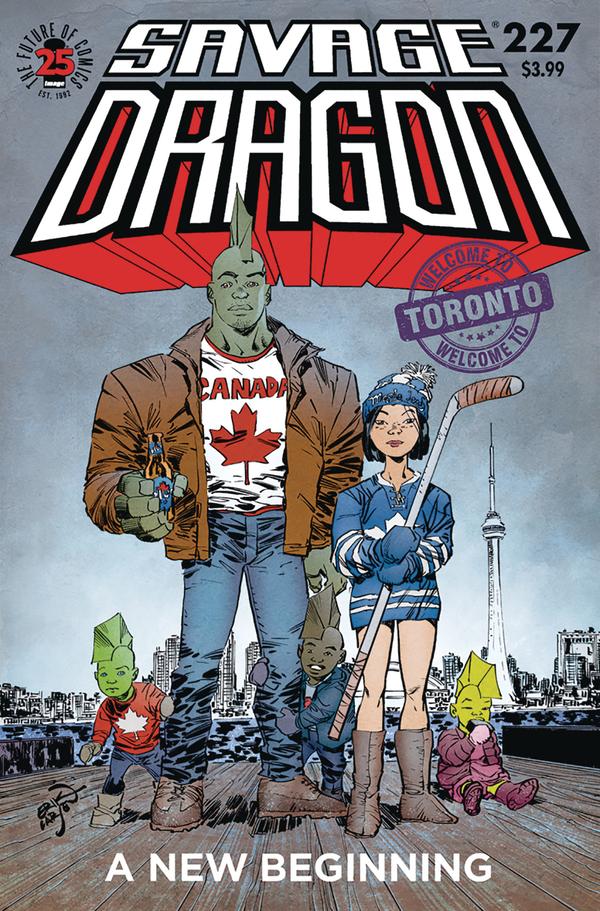 Savage Dragon #227 cover