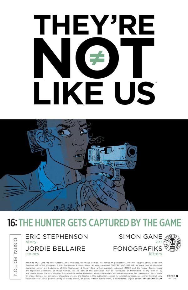 They're Not Like Us #16 cover