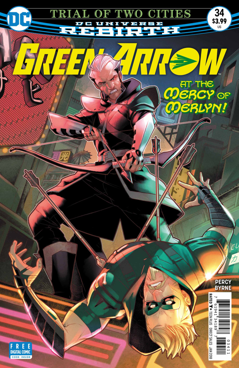 Green Arrow #34 cover