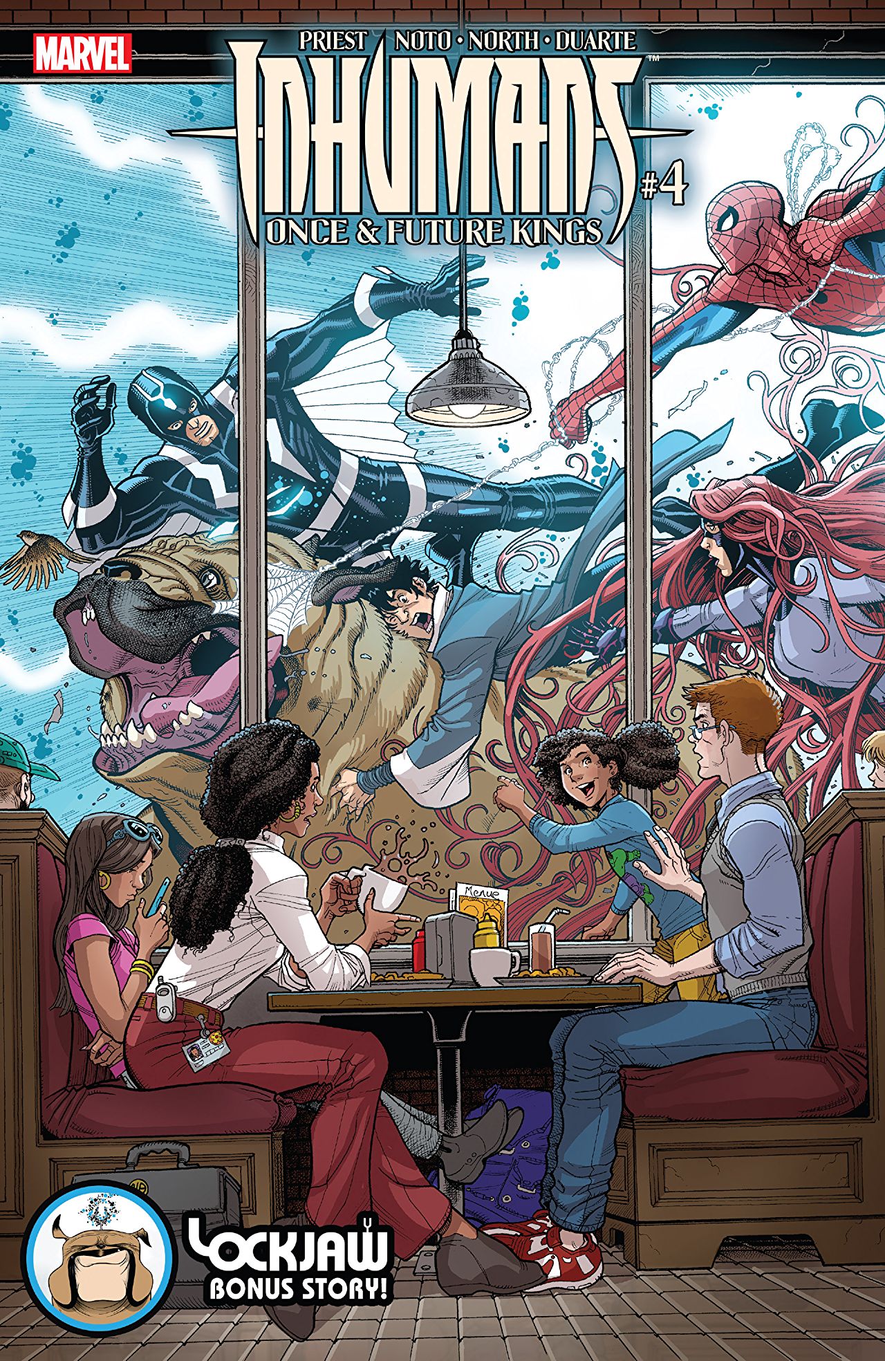 Inhumans: Once and Future Kings #4 cover