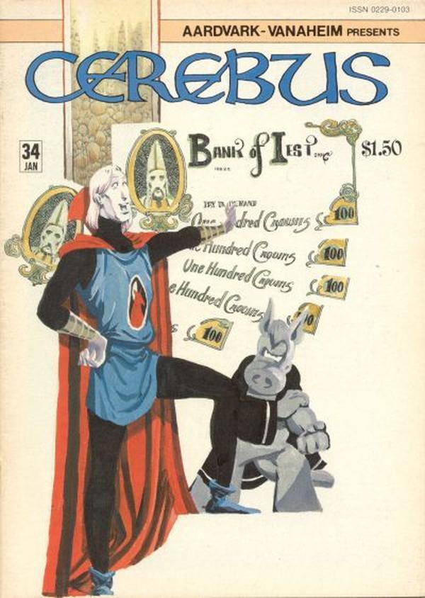 Cerebus #34 cover