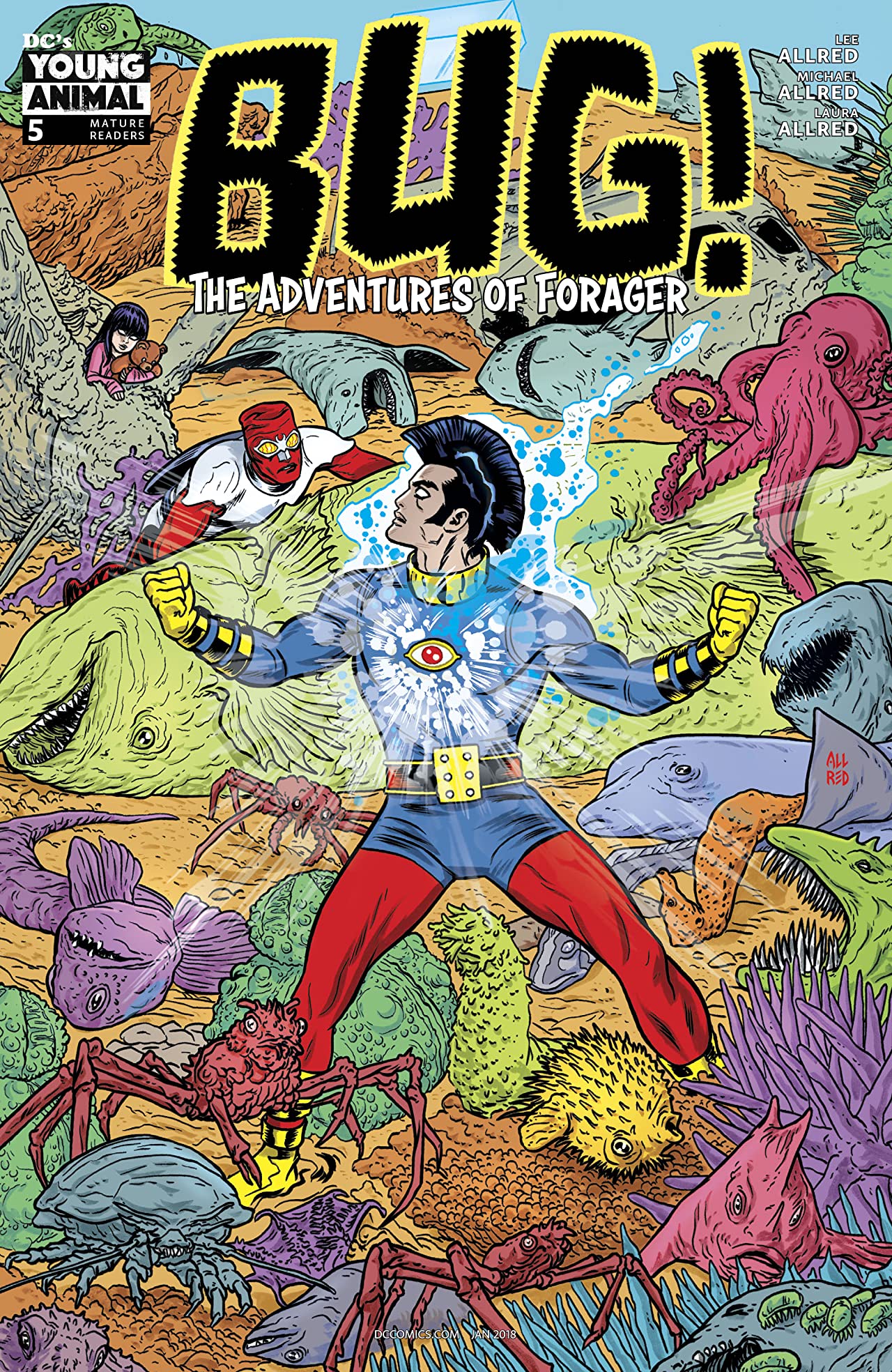 Bug! The Adventures of Forager #5 cover