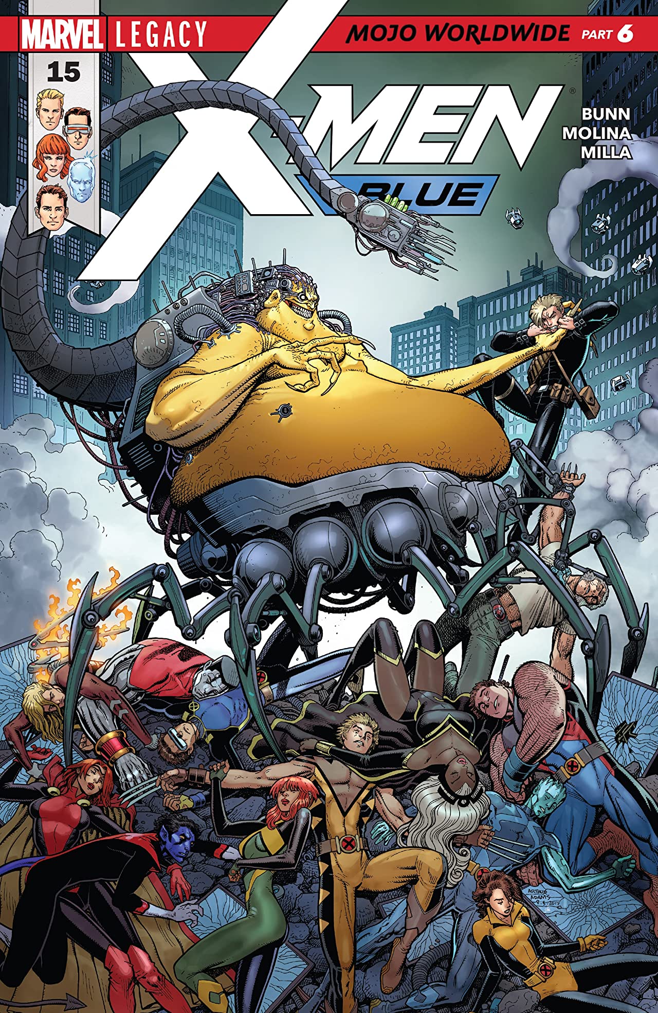 X-Men: Blue #15 cover