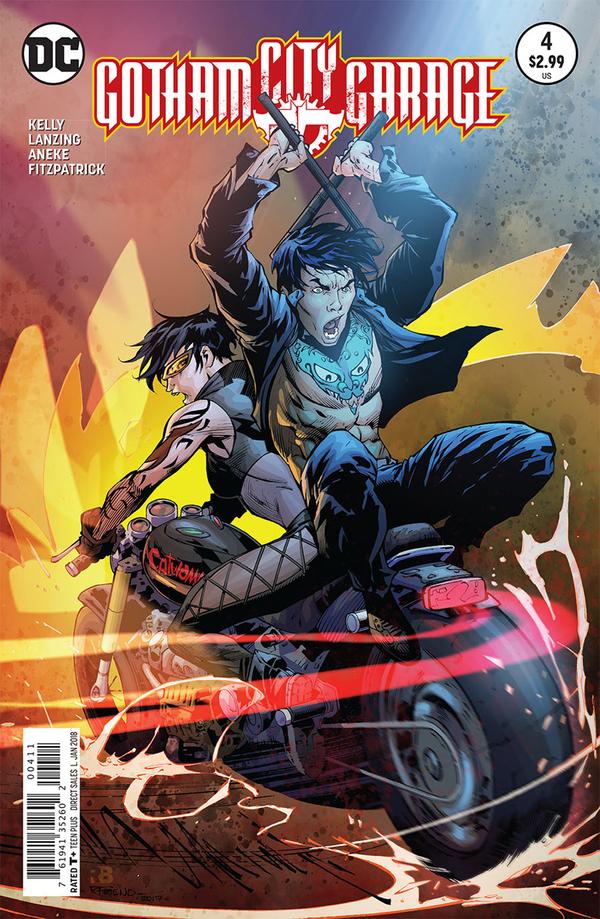 Gotham City Garage #4 cover