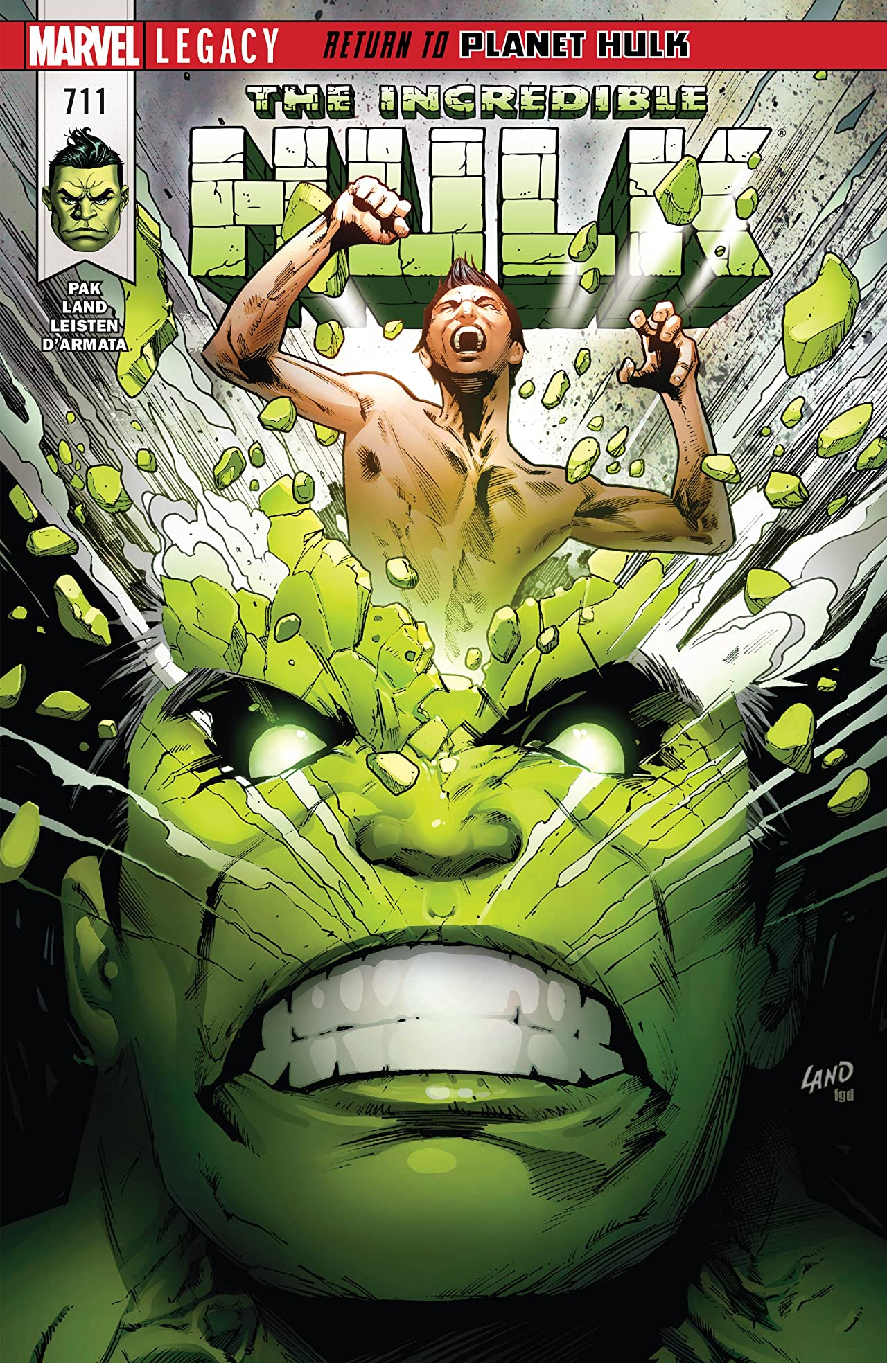 Incredible Hulk #711 cover