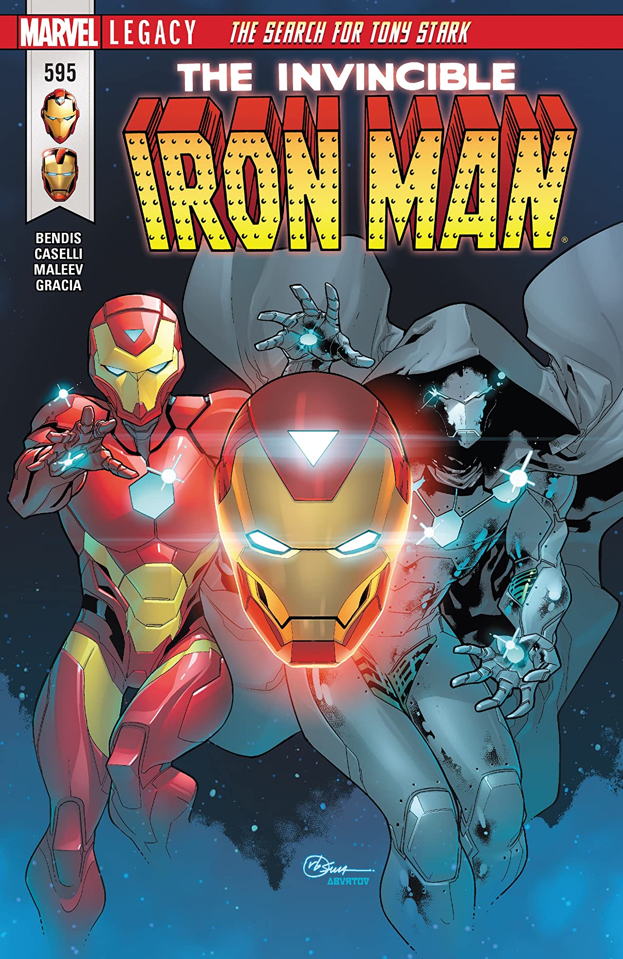 Invincible Iron Man #595 cover