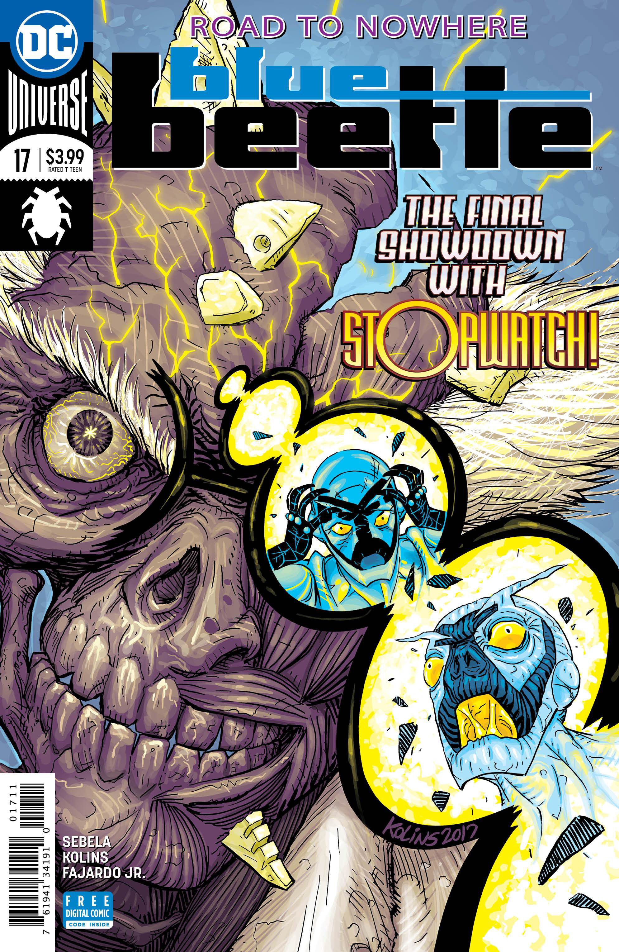Blue Beetle #17 cover