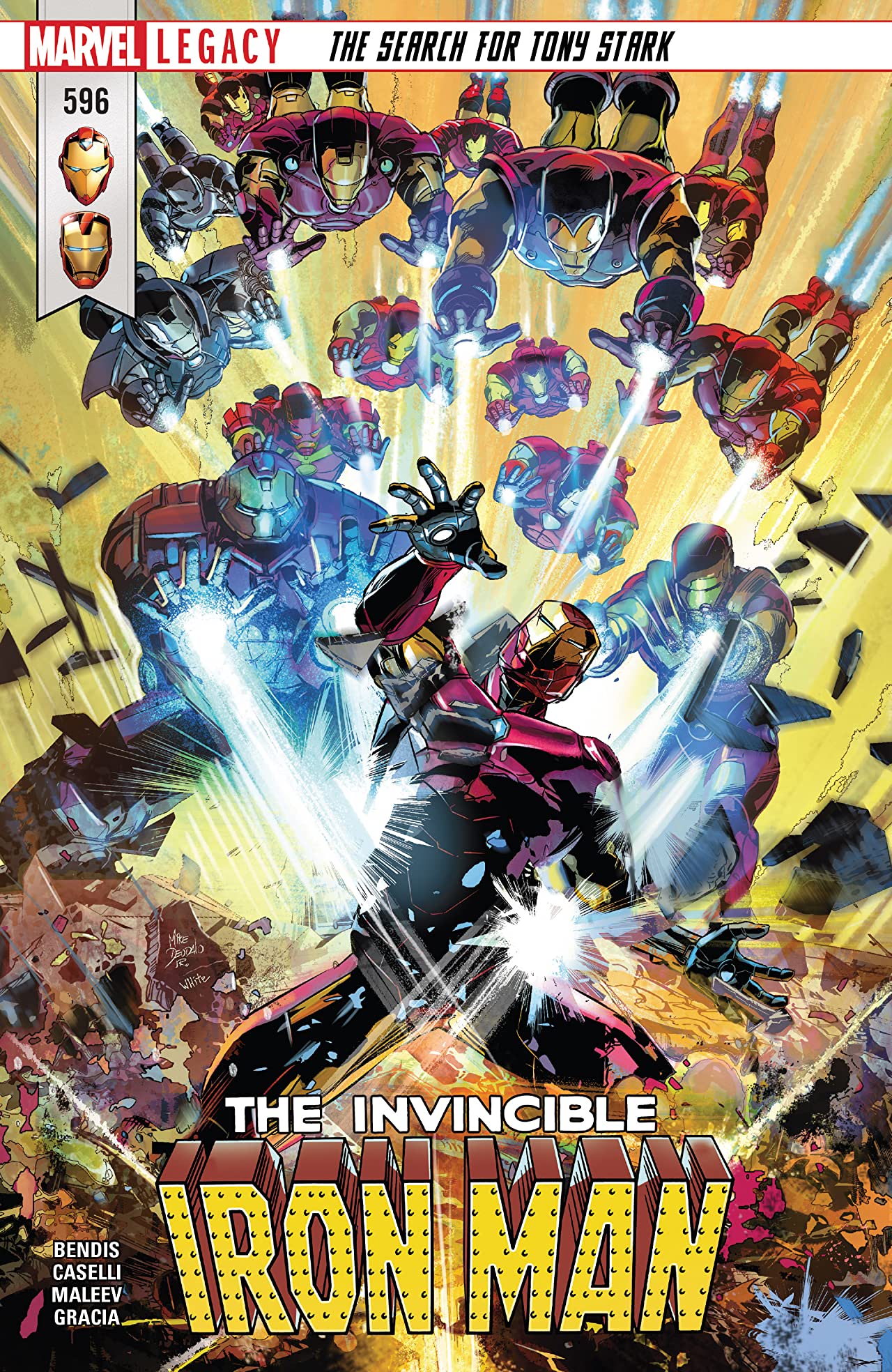 Invincible Iron Man #596 cover