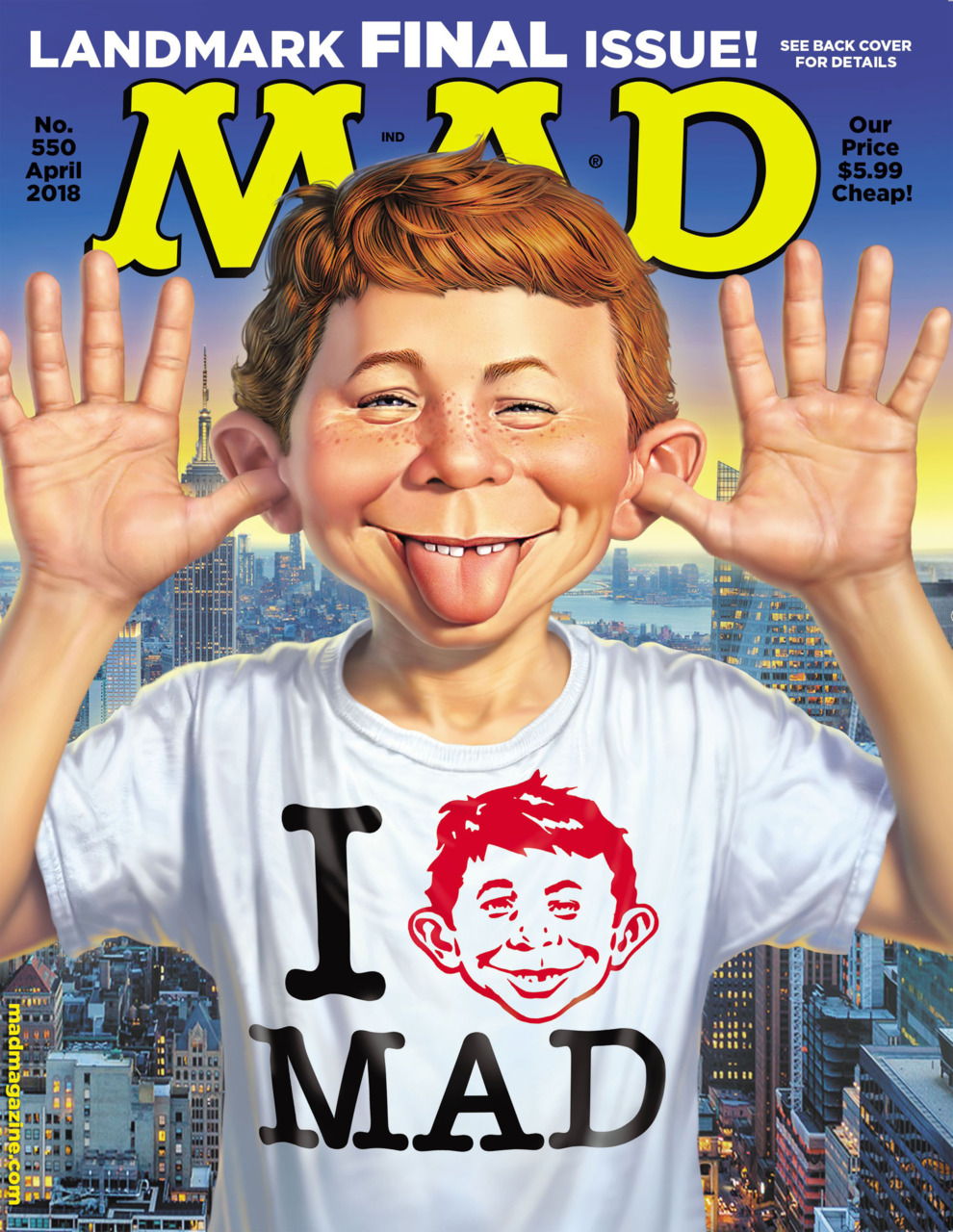 Mad #550 cover