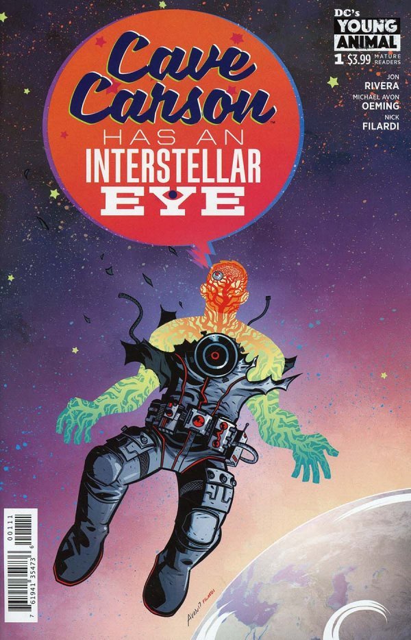 Cave Carson Has an Interstellar Eye #1 cover