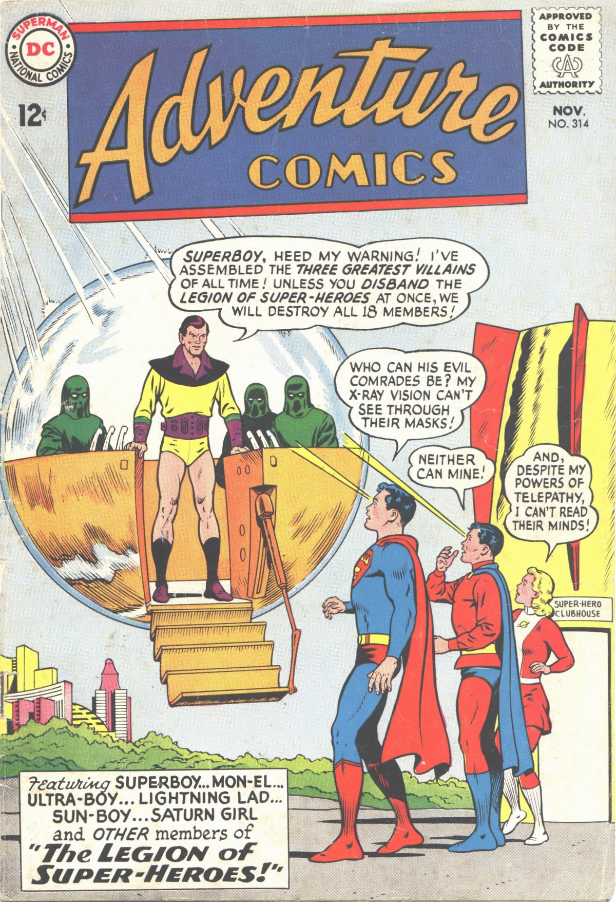 Adventure Comics #314 cover