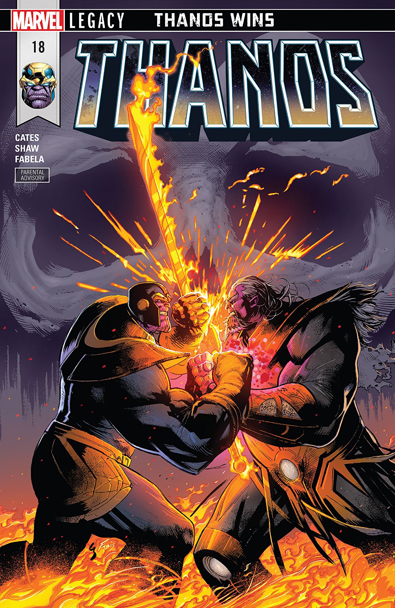 Thanos #18 cover