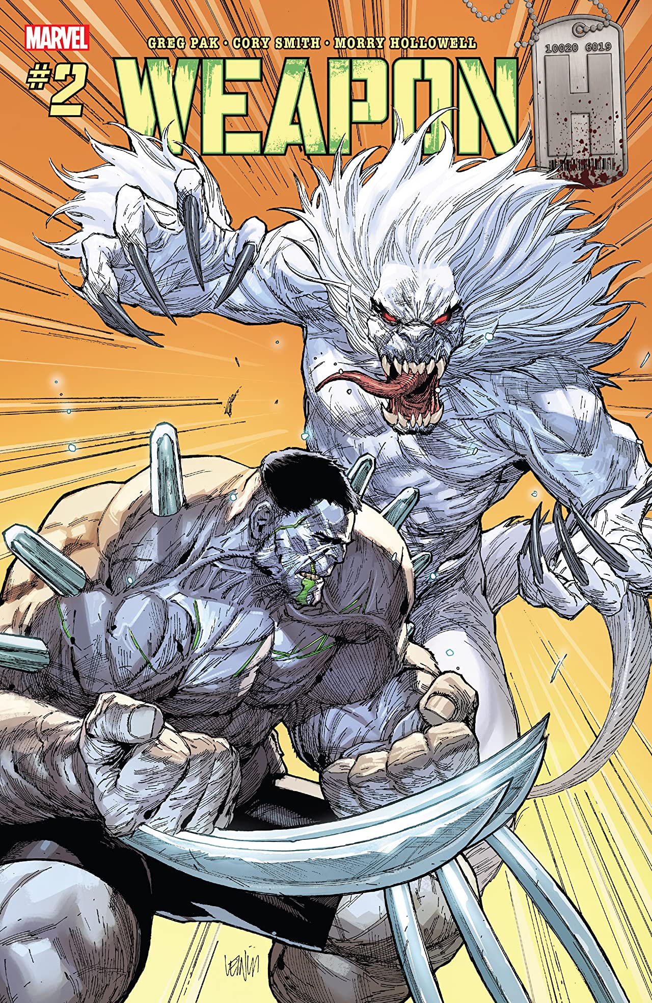 Weapon H #2 cover