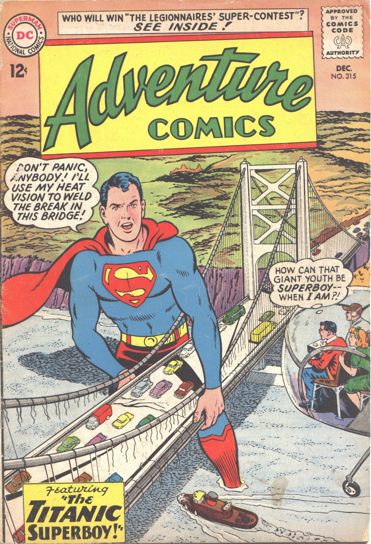 Adventure Comics #315 cover