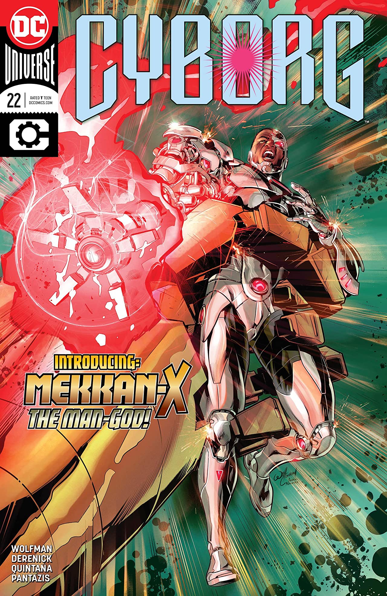 Cyborg #22 cover
